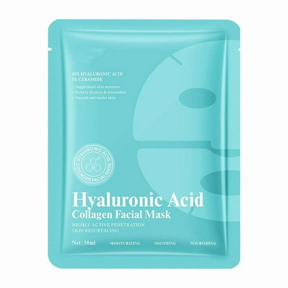 Collagen Mask for Hydrating, Moisturizing, and Nourishing Skin – Improves Elasticity, Reduces Fine Lines, and Leaves Skin Smooth and Supple