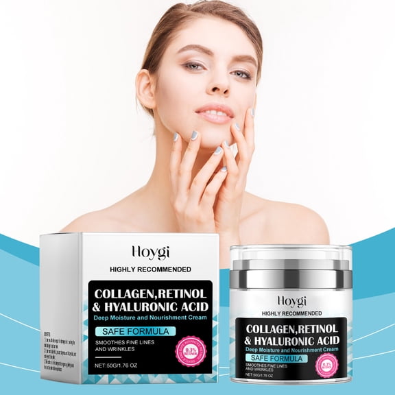 Collagen Moisturizing Cream, Hydrating, Moisturizing, Improving Rough Skin Texture, Gentle Daily Facial Care