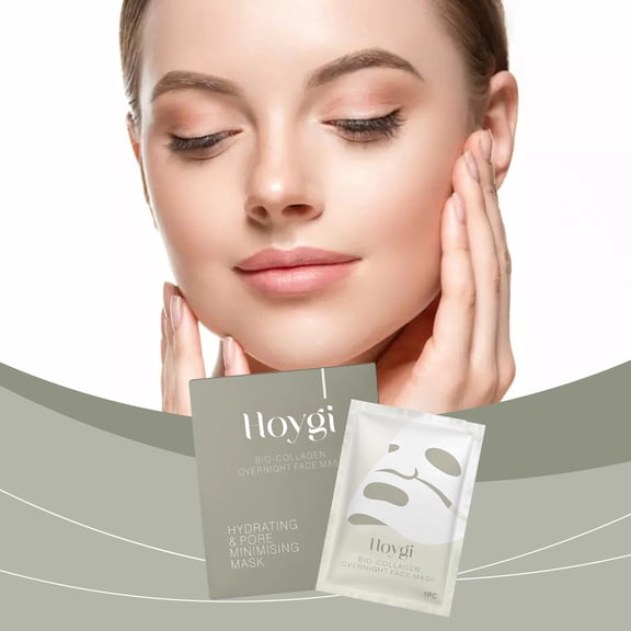 Collagen Moisturizing Facial Mask - Boxed, Firms, Moisturizes, Hydrates, and Lifts Facial Skincare Mask