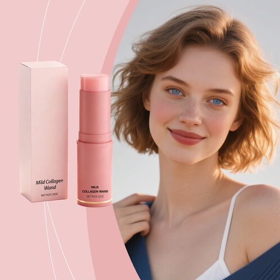 Collagen Moisturizing Stick - Solid Moisturizing Balm for Face & Body, Hydration & Nourishment, Firm & Plump Skin Care, Reduce Wrinkles, Portable Anti-Aging Skin Repair