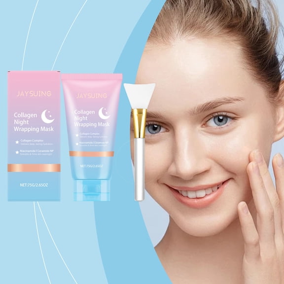 Collagen Night Peel-off Mask, cleaning dead skin cells, moisturizing, oil control, nourishing skin peel-off mask