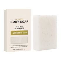 Body Scrub Soap, Exfoliating Soap Bar, Olive Oil & Green Tea Extracts, Cleanses, Smooths & Revitalizes Skin
