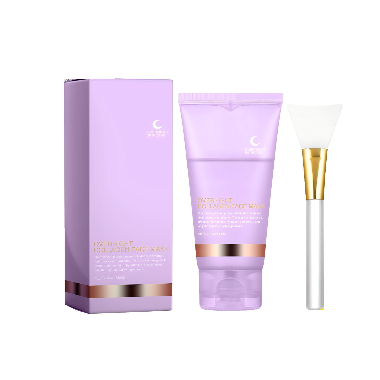 Collagen Overnight Wrapping Peel Off Facial Mask Pack, Collagen Night Wrapping Mask, Hydrates