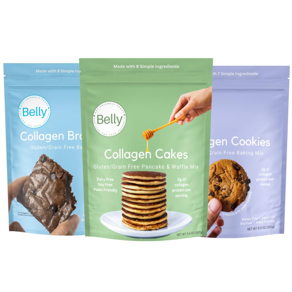 Collagen Pancake, Waffle, Cookie & Brownie Mix Gluten Free, Dairy