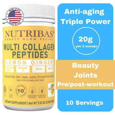 NUTRIBAS  Multi Collagen Peptides   Multivitamins