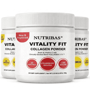 Collagen Powder Variety Pack, Vanilla Strawberry and Lemon Ginger, 11 oz | Nutribas
