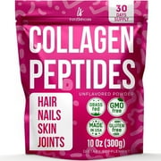 Collagen Peptides Powder for Women Hydrolyzed Collagen Protein Types I-III 10oz