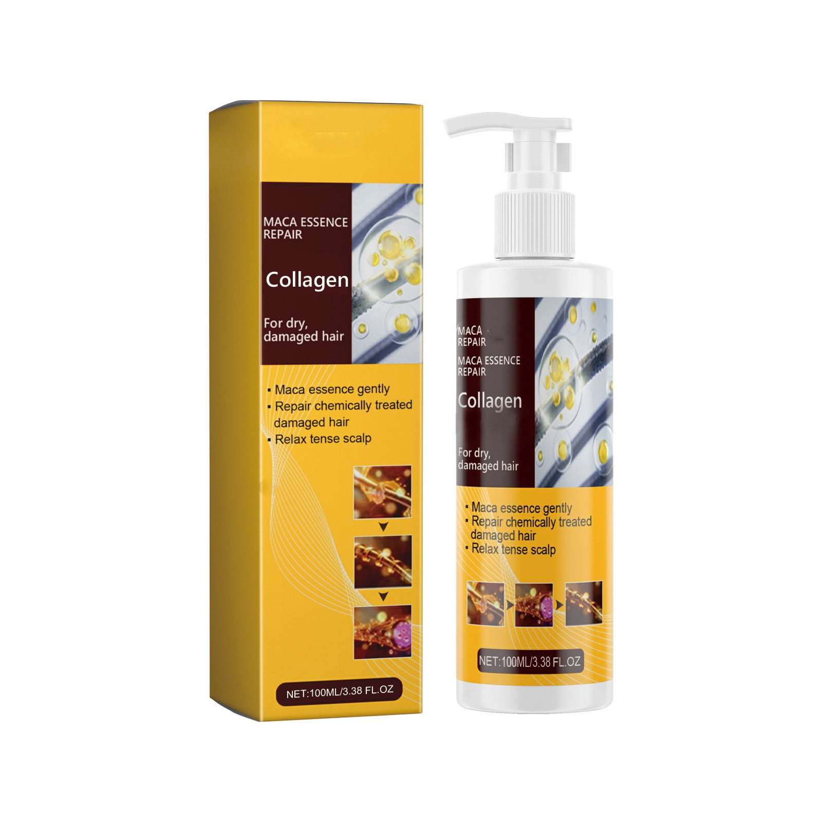 Collagen Shampoo Shampoo Hair Loss Split Ends Low Porosity Deep