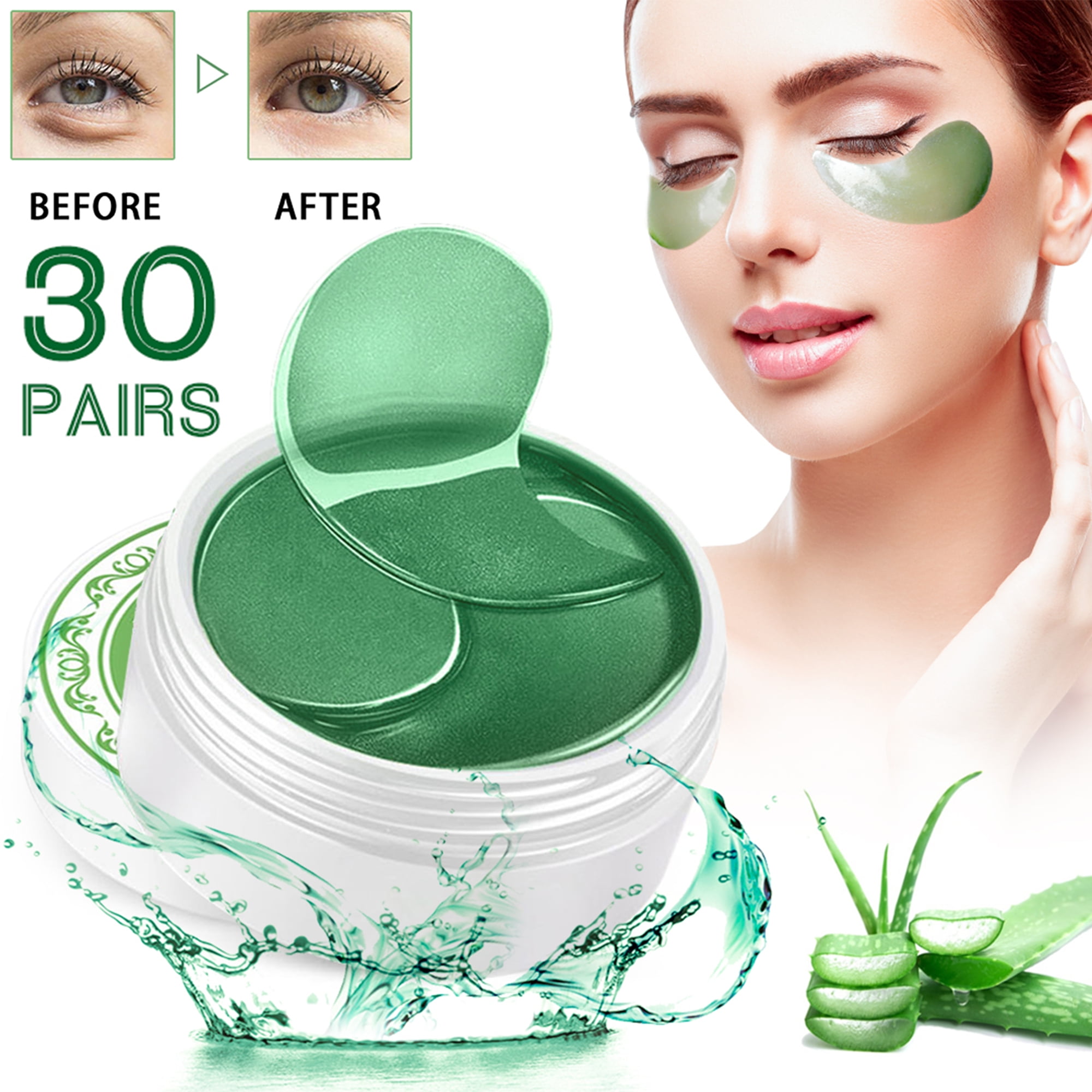 Collagen Under Eye Patch Seaweed Eye Mask, Deep Moisturizing Eye