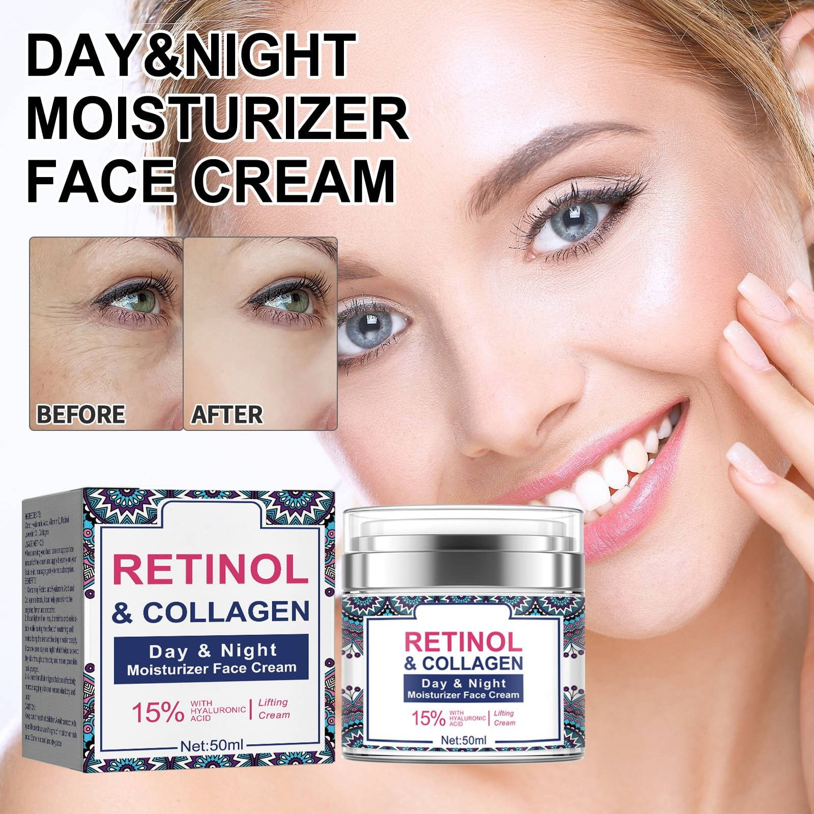 Collagen + Wrinkle Firming · Deeply Nourishes Fine Lines And ...