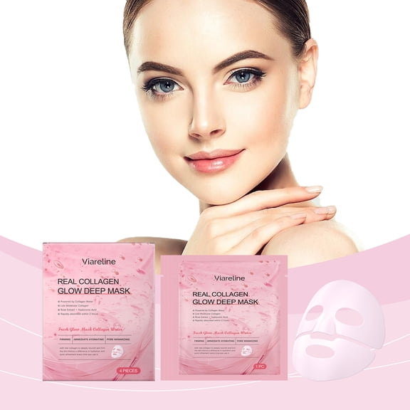 Collagen moisturizing mask, box set, gentle and hydrating, moisturizing and softening delicate skin care mask