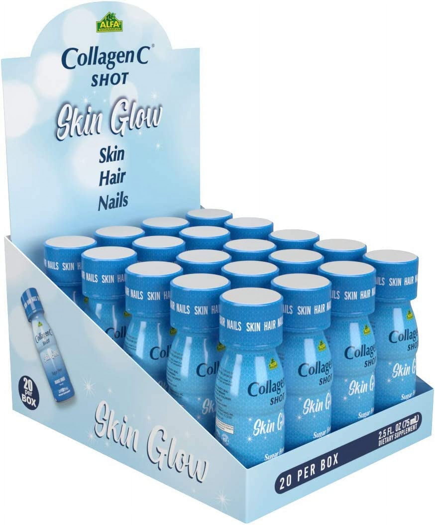 CollagenC skin glow shot 20 pack Collagen 10g, Vitamin c 1000mg
