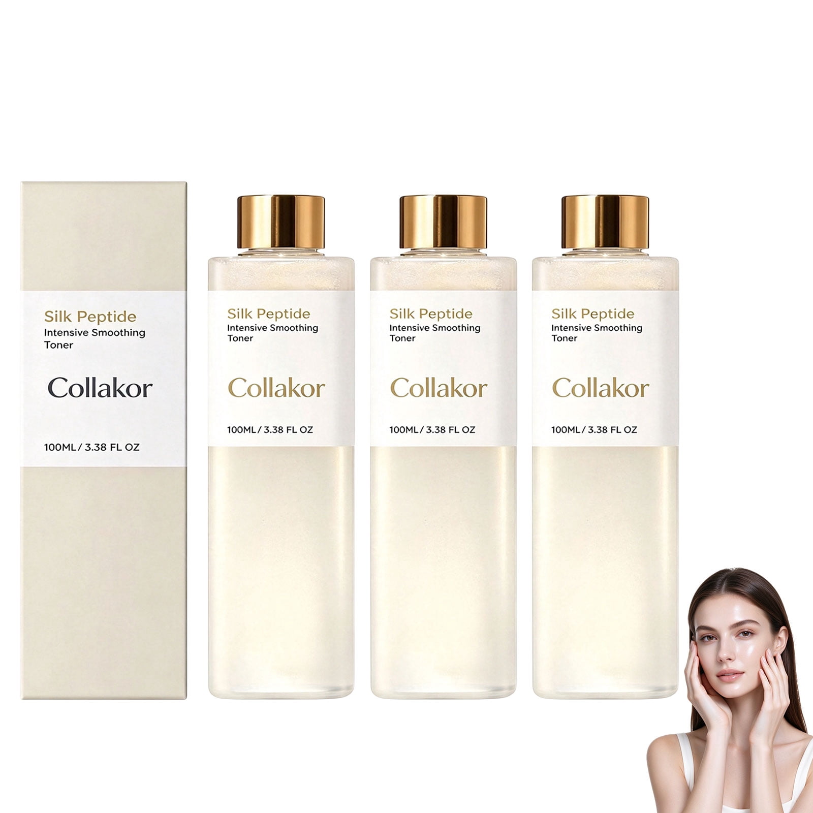 Soft Copper Rings Collakor Serum Silk Peptide EGF Toner – Patented Silk Peptide ...