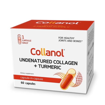 Collanol Joint & Mobility Support – Advanced 3D Collagen Complex + Turmeric Extract – Daily Capsule for Cartilage, Flexibility & Joint Comfort – Lab Tested Formula, 1 Capsule Per Day, 60 Count