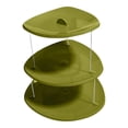 thumbnail image 1 of Collapsible 3 Tier Party Tray Elegant Serving Solution for Sandwiches Cakes Sliced Cheese and Meats with Decorative Design and Minimal Storage, 1 of 9