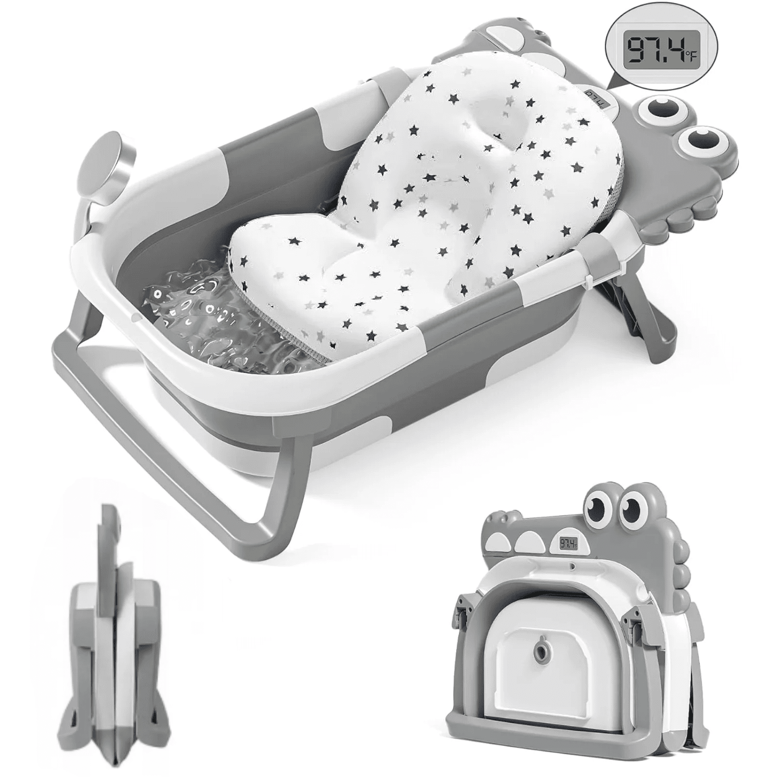 Baby Shower Gifts IvyWind Collapsible Baby Bathtub For Newborn