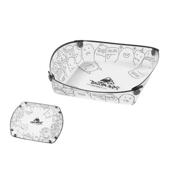 Collapsible Bowl For Camping Portable Camping Bowl Food Grade Folding Plate Heat Ultra Light Folding Tableware For Outdoor Cooking Picnic