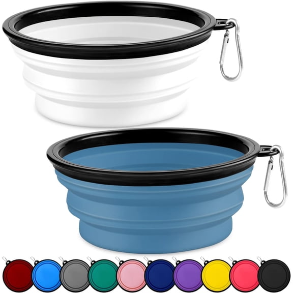 Collapsible Bowl, Lightweight and Portable, for Outdoor, Camping, Hiking, Suitable for Dogs
