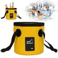 thumbnail image 1 of Collapsible Bucket,20L Portable Folding Water Buckets,Collapsible Leakproof Water Pail with Carrying Handles,Lightweight Foldable Utility Wash Basin,Multi-Purpose Foldable Water Container for Travel, 1 of 2