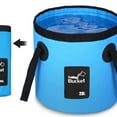 thumbnail image 1 of Collapsible Bucket,5 Gallon Portable Folding Water Portable Collapsible Wash Basin Folding Bucket Water Container Fishing Bucket for Travelling Camping Hiking Fishing Gardening, 1 of 7