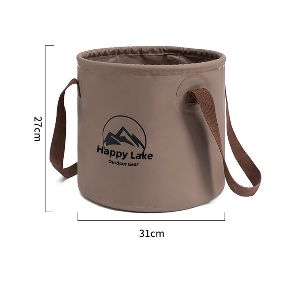 Collapsible Bucket Fishing Hiking Folding Bucket Water Container Wash