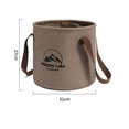 Collapsible Bucket Fishing Hiking Folding Bucket Water Container Wash