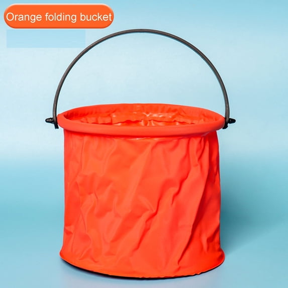 Collapsible Bucket, Foldable Pail, Portable Water Container for Outdoor Activities and Car Washing, Telescopic Design, 1-Pack