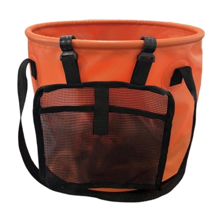 Collapsible Bucket Folding Water Bucket Handy Tool with Handle Multifunctional 28L Wash Basin Water Storage Container for Pool Camping Beach