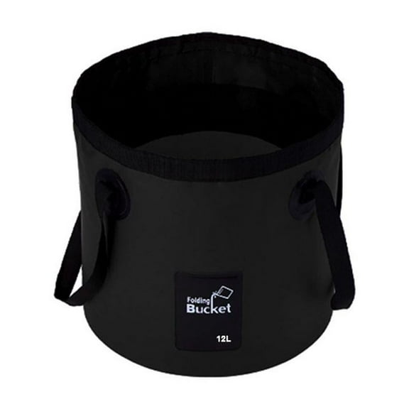 Collapsible Bucket with Handle, Multifunctional Foldable Water Container, Portable Outdoor Travel Foldable Water Bucket for Camping Hiking Fishing Car Washing