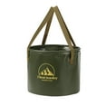 thumbnail image 1 of Collapsible Bucket With Handle, Lightweight Folding Water Container 5 Gallon, 1 of 5