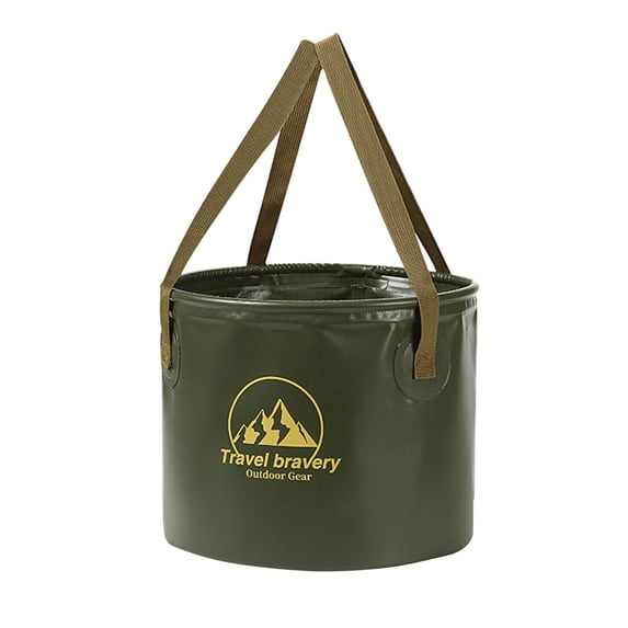 Collapsible Bucket With Handle, Lightweight Folding Water Container 5 Gallon