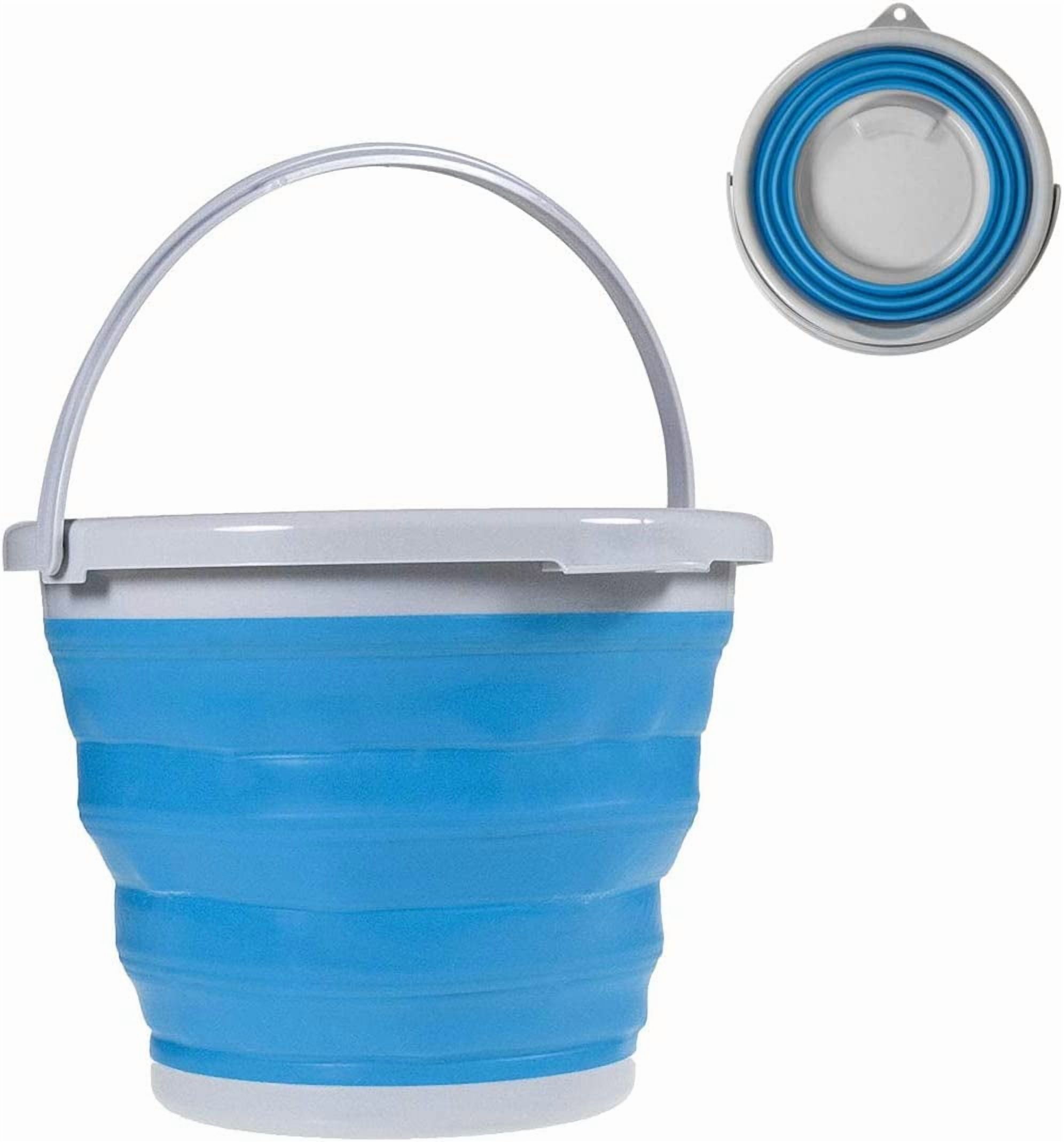 Collapsible Buckets TOPIND Multi-Functional 5L/10L Folding Water Bucket ...