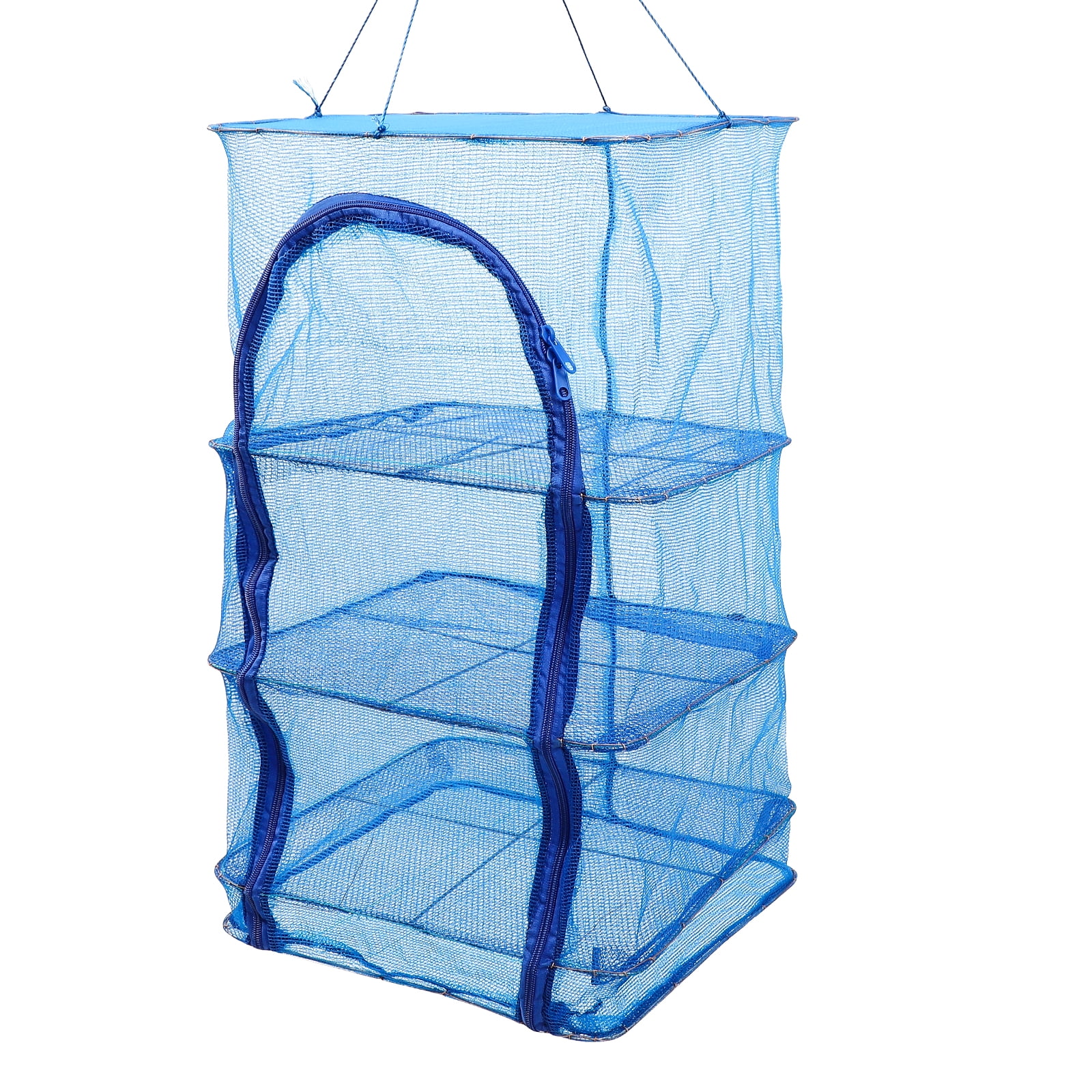 Frcolor Collapsible Bud Drying Rack Hanging Drying Mesh Rack Drying Tent Weed Nylon Mesh Drying
