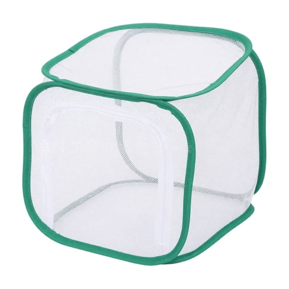 Collapsible Butterfly Habitat Cage for Outdoor Insect Catcher Cage Live Butterfly Net House 12x12x12 Inch Foldable Mesh Enclosure for Caterpillars Grasshoppers Bugs Nature Exploration T-oy