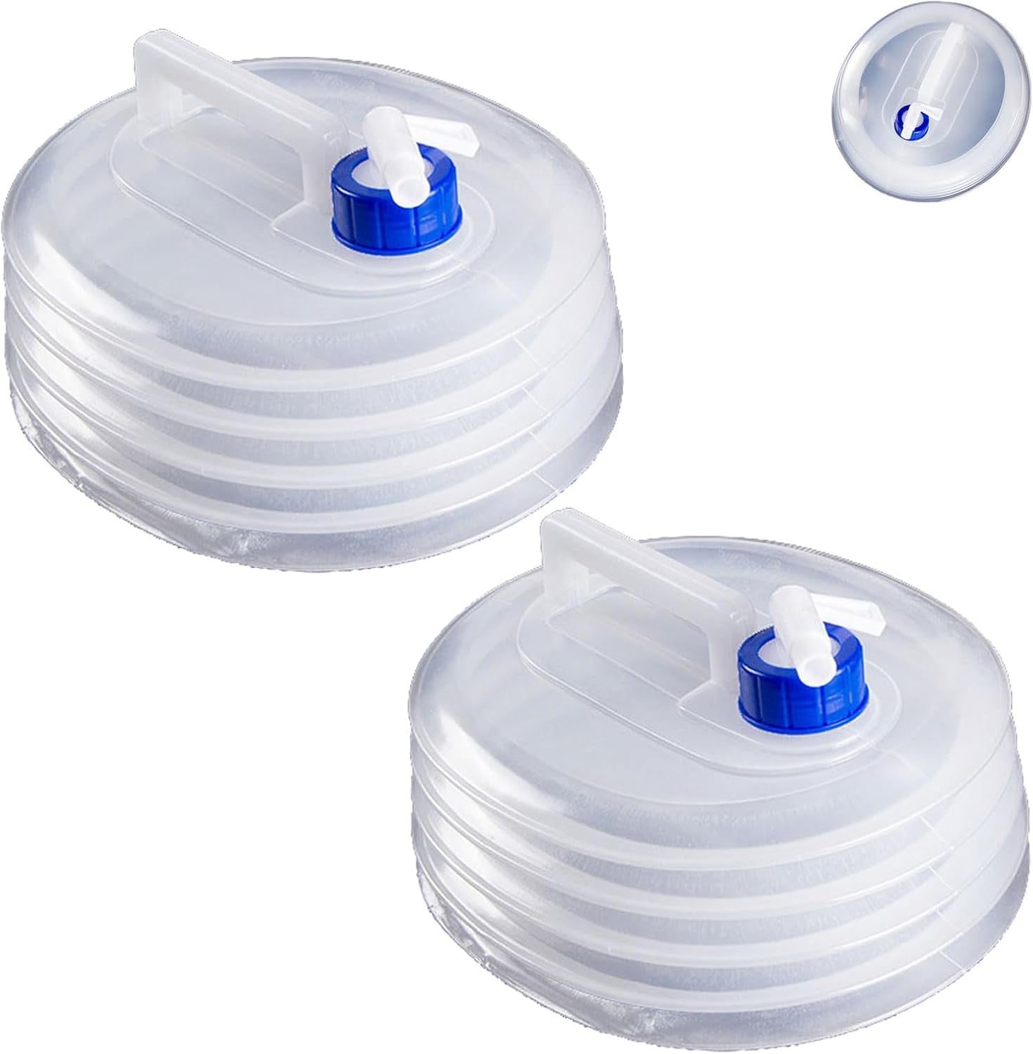 Collapsible Camping Water Container with Spigot, 2025 New Camping Water ...