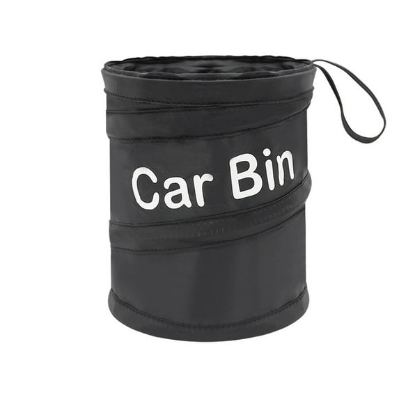 Collapsible Car Bin Portable Vehicle Trash Container Hanging Garbage Can with Lid for Auto Interior Organization Storage