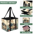thumbnail image 1 of Collapsible Car Trunk Organizer with Handles 600D Oxford for Car Kitchen and Home Storage, A Rabbit 13× 10.2×10.8inch, 1 of 6