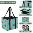 thumbnail image 1 of Collapsible Car Trunk Organizer with Handles 600D Oxford for Car Kitchen and Home Storage, Dachshund 13× 10.2×10.8inch, 1 of 6