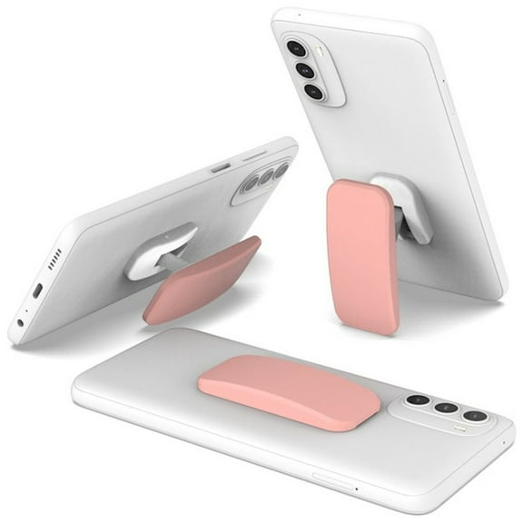 Collapsible Cell Phone Grip Kickstand - Pink