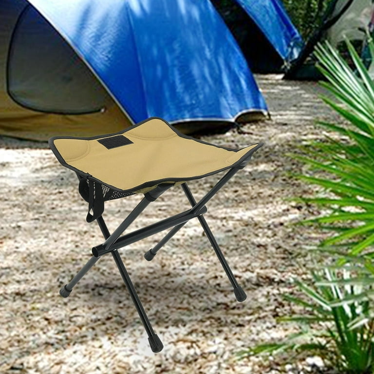 SM SunniMix Collapsible Aluminum Folding Camping Chair, Khaki