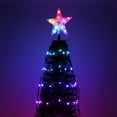 thumbnail image 1 of Collapsible Christmas Tree Light Teqhome 4.9FT Artificial Christmas Tree with 166Pcs LED Lights Remote App Voice Control IP65 Waterproof Timer Setting Work with Alexa Google, 1 of 12