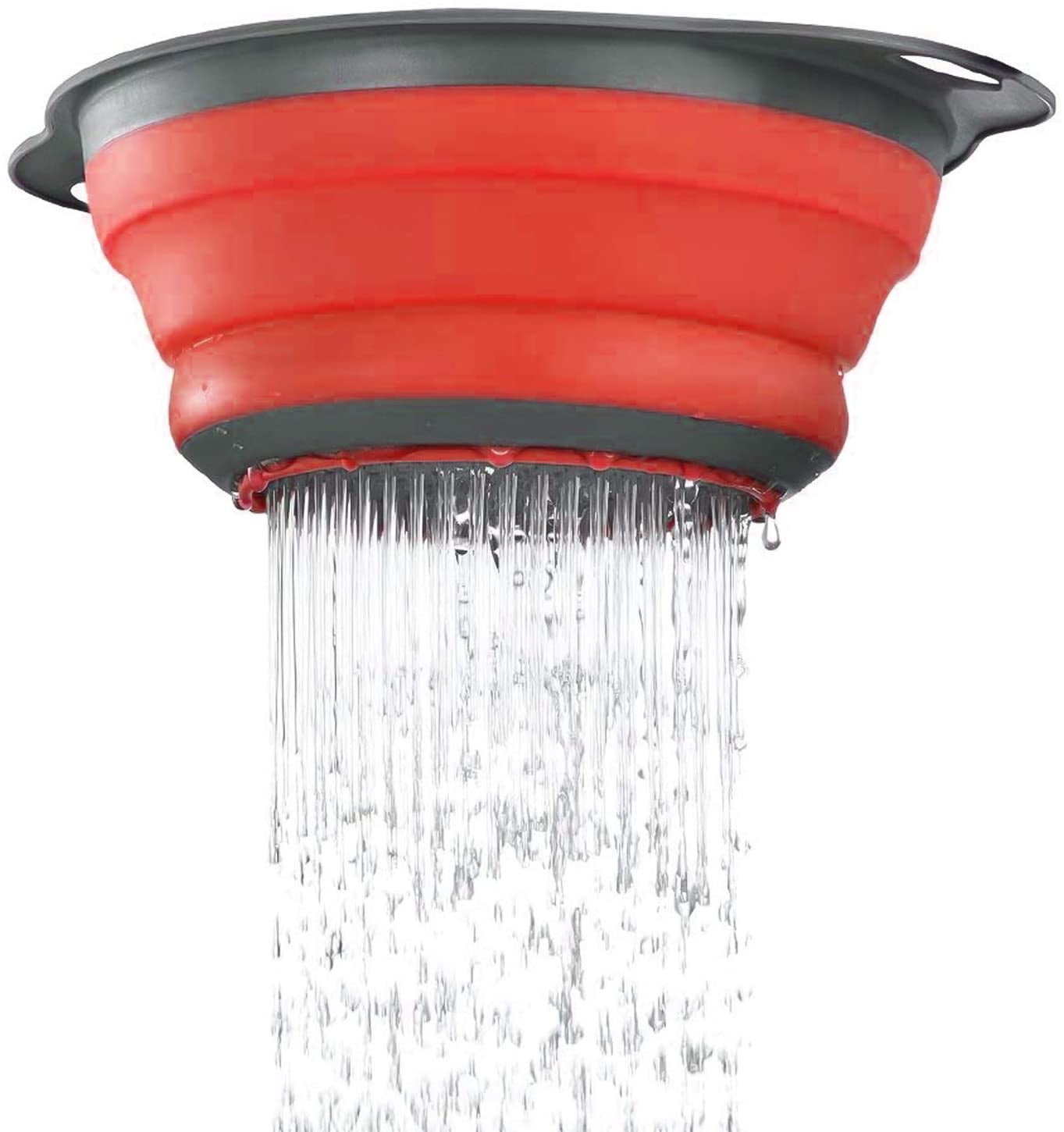 Collapsible Colander Basket Set of 2, Vegetable & Fruit Wash Basket Drainage Tool, Small and