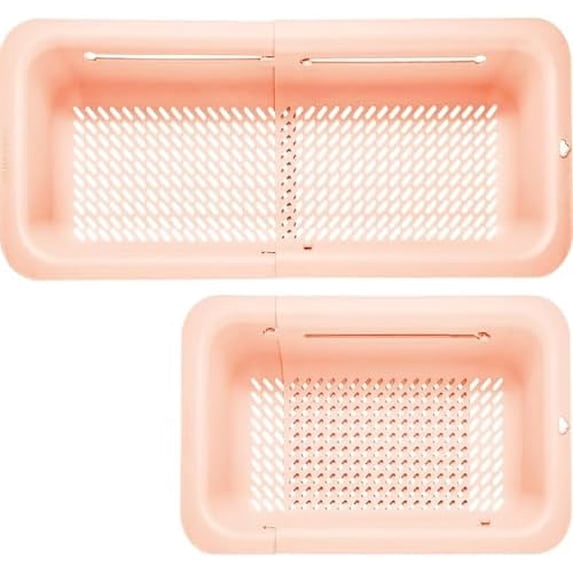 Collapsible Colander for Kitchen, Over the Sink Strainer Basket for ...