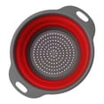 thumbnail image 1 of Collapsible Colander, Round Silicone Kitchen Strainer - Perfect for Draining Pasta, Vegetable and Fruit, 1 of 9