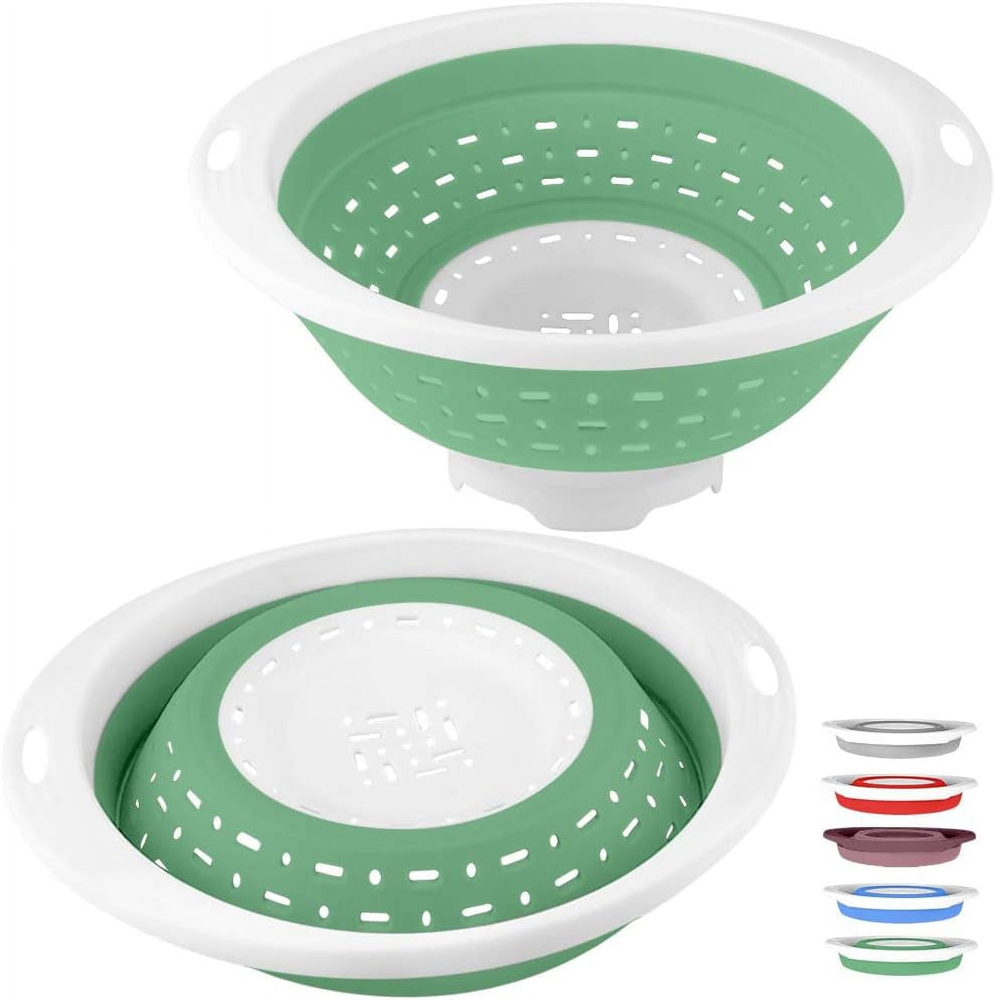 Collapsible Colander and Strainer, 5 Quart(1.25 gal) BPA Free