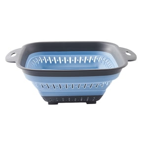 Collapsible Colander Strainer,Expandable Over the Sink Colander,Adjustable Silicone Kitchen Sink Strainer,Foldable Large Colander Basket to Wash Vegetable,Fruit