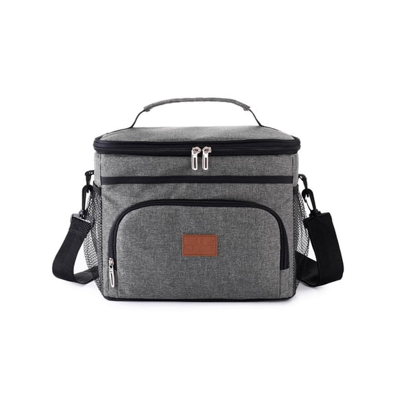 Collapsible Cooler Bag: Insulated Leakproof 25 Can Soft Sided Portable Cooler Bag For Lunch, Grocery Shopping, Camping And Road Trips