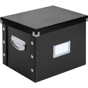Snap-N-Store Letter File Box, Black