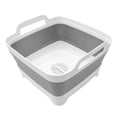 thumbnail image 1 of Collapsible Dish Basin, 9L/2.4Gal Portable Wash Basin with Drain Plug, Space Saving Foldable Bucket, Kitchen Sink for Camping, Vegetable Washing, RV, 1 of 6