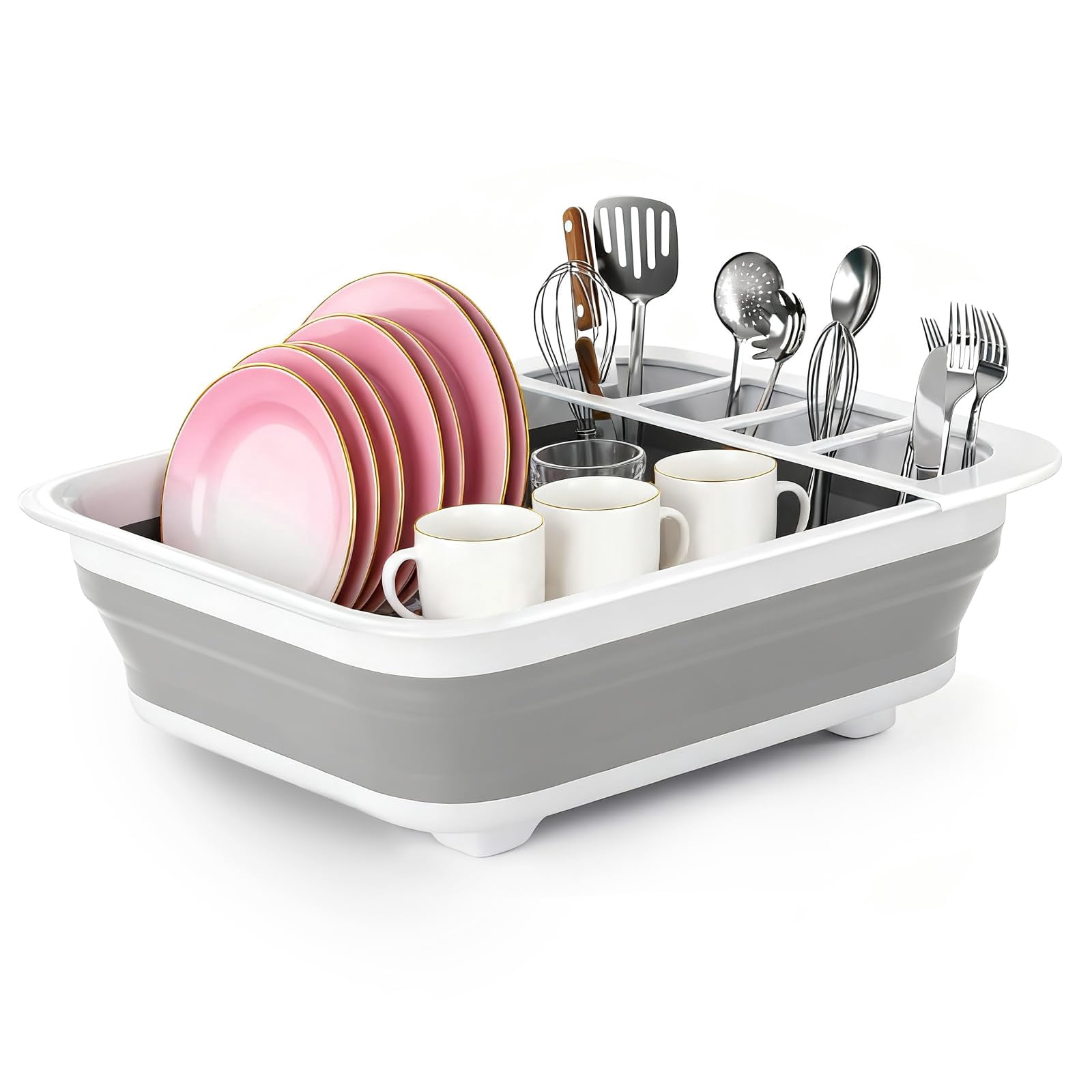 Collapsible Dish Drying Rack Portable Dish Rack for Kitchen RV Campers ...